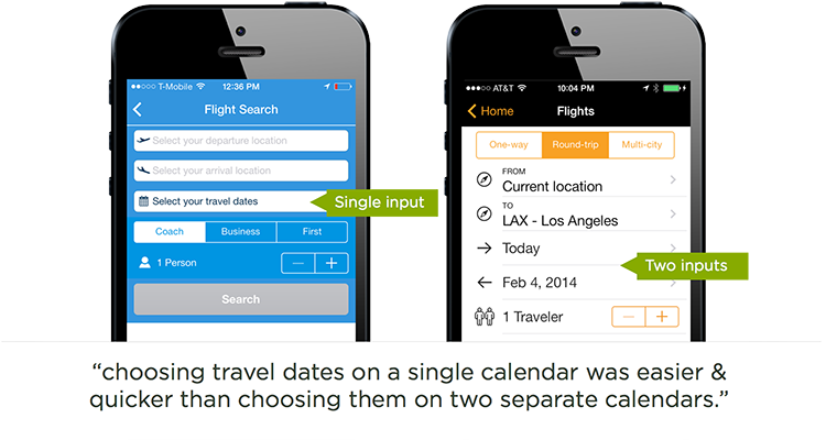 single date picker