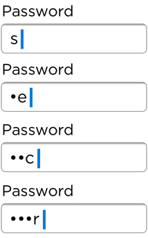 Password Fields on Mobile Devices