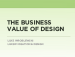 The Business Value of Design