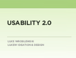 Usability 2.0