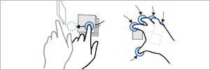 BumpTop Multi-Touch Gestures