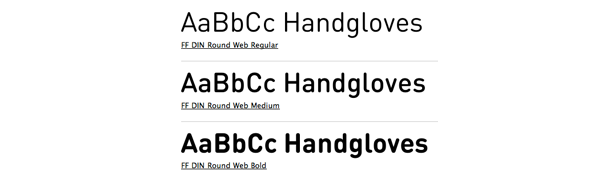 din condensed web font