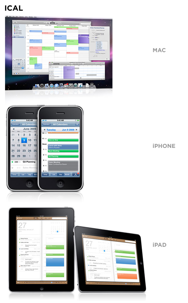 ical on mac, iphone, and ipad
