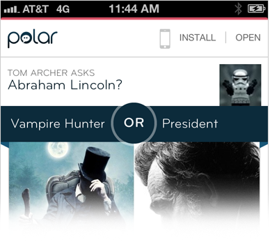 Polar Mobile Web experience