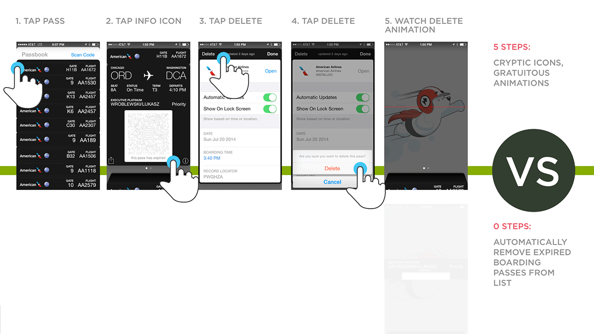 LukeW | Requiring Less Taps in Mobile UI