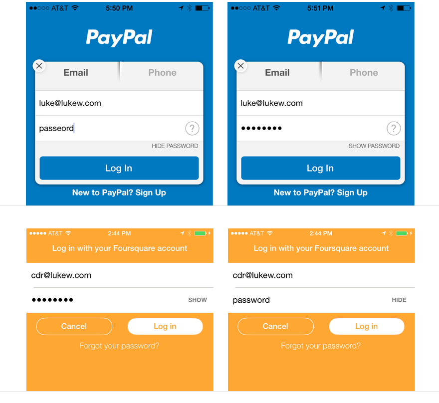 paypal account login and password 2018