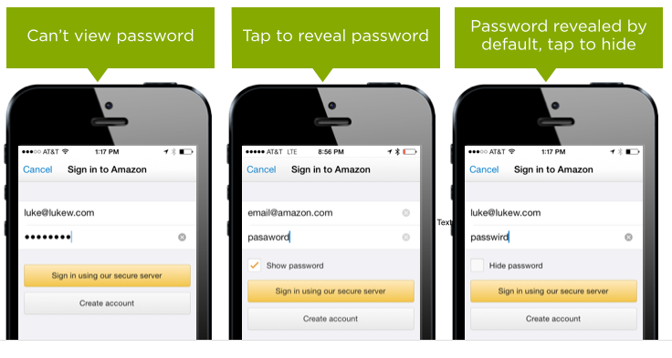 Amazon Show Password