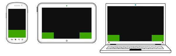 multi device touch optimized navigation